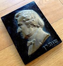 1940 Palestine CHOPIN BUST STATUE RELIEF Jewish ISRAEL Plaster HEBREW Bronze picture