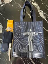 Lufthansa amenity kit shopping bag Around the world christ the redeemer picture