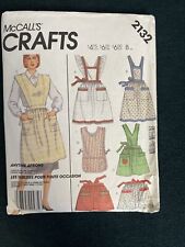 McCalls 2132 Aprons 6 Styles One Size picture