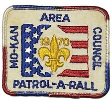 Mo Kan Area Council Patch 1970 Patrol A Ral BSA Boy Scouts Of America Badge Vtg picture