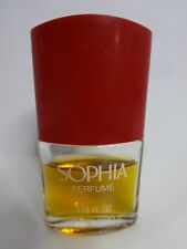 Vtg Coty SOPHIA Perfume 3/8 Fl Oz Bottle Red Cap 80% Full HTF Miniature picture