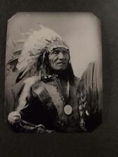 Sixth-Plate Native American Sioux Indian Tintype C2436RP picture
