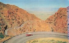 Postcard AZ Oak Creek Canyon Verde Valley Mountain Roadway Automobile Winding picture