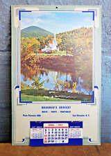 Vintage 1957 Moorman's Grocery EAST WORCESTER NY Advertising Calendar picture