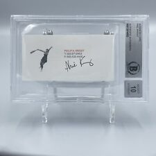 Phil Knight Signed Autographed Nike Business Card Beckett BAS picture