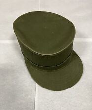 Vintage U.S. Army Green Spring Up Cap Hat picture
