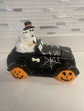Potters Studio Halloween Wedding Cookie Jar Corpse And Bride In Convertible Car picture