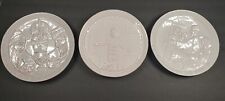 3 Frankoma 1967, 1970, and 1971 Plates Christmas John Frank signed  picture