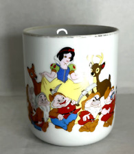Vintage Walt Disney Rare Snow White & the Seven Dwarfs Cup/Mug Porcelain Japan picture
