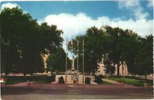 Saint Mary's Church And Central Park In Downtown, Ottumwa, Iowa Postcard picture