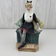 Very RARE Antique Gebruder Heubach German Bisque Figurine Woman Fencer *READ* picture