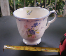 Nikko Tableware Blue Peony Floral Footed Coffee Tea Cup Mug picture