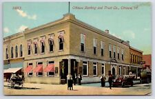 Ottawa Illinois Banking & Trust Co~Scanlon the Clothier Store~FOE~c1908 Cars picture