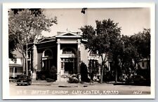 Postcard RPPC, Baptist Church Clay Center Kansas Unposted picture