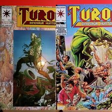 1993 Valiant Comics Turok Dinosaur Hunter Issues 1-2 Set Bart Sears Cover Artist picture