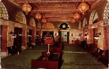 Postcard Main Lobby at Congress Hotel and Annex in Chicago, Illinois picture