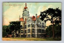 Warren OH-Ohio, Court House, Antique, Vintage Souvenir Postcard picture