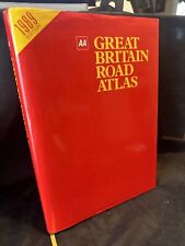 Vintage 1989 Automobile Association Britain Road Atlas, Hardcover , 275 pgs MINT picture
