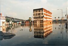 Disaster~1993 Great Flood In Quad Cities Iowa & Illinois~Continental Postcard picture