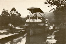 C&O Canal, Chesapeake & Ohio Canal, United States, Lock gates, Boat, Postcard picture