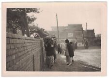 1950'S KOREAN WAR SOLDIERS PERSONAL PHOTO VIEW OF PEOPLE IN THE VILLAGE #14 picture
