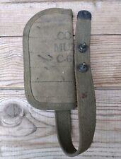 AUTHENTIC WWII WW2 BROWNING 1919 MUZZLE COVER POUCH KHAKI OD3 picture
