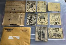 Original 1943 World War 2 WWII Illustrated V-Mail x8 Lot - Instruction Envelope picture