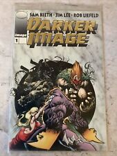Darker Image #1 Gold Foil Logo (Image 1993) Sam Keith, Jim Lee NM Polybagged picture