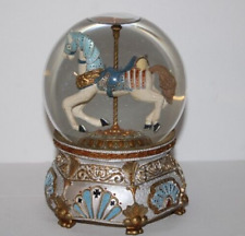 Musical Carousel Horse Snow Globe San Francisco Music Box Company picture