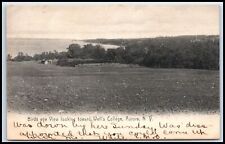 Postcard Birds Eye View Looking Toward Well's College Aurora NY N34 picture
