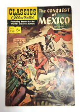 CLASSICS ILLUSTRATED #156 THE CONQUEST OF MEXICO HRN 169 BERNAL DEL CASTILLO picture