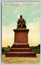 Trenton New Jersey Postcard John A Roebling Monument Cadwalader Park  picture