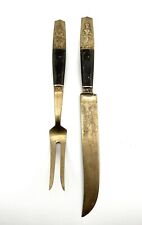 Vintage Pure Siam Bronze Thailand Knife & Fork Set picture