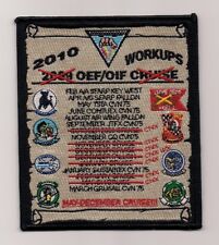 USN VFA-37 TRUMAN 2010 CRUISE WORKUPS patch F/A-18 HORNET STRIKE FIGHTER SQN picture