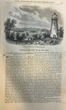 1864 War of 1812 On Lake Champlain And new England Coast picture