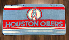 Vintage Throw Blanket Pancho NFL Houston Oilers 54” X 27” picture
