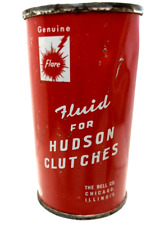 Vtg Genuine Flare Fluid for Hudson Clutches 91F-6 Chicago Illinois 6 OZ Can 1945 picture