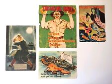 Four (4) Different Original WWII Japanese Propaganda Leaflets picture