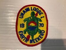 Unami Lodge One 1970 Earth Weekend event patch SALE picture