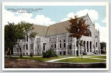 Topeka Kansas~Central Congregational Church~Chas M Sheldon~In His Steps~1920s PC picture