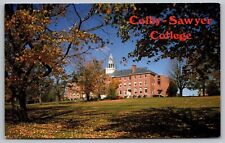 New London New Hampshire Colby Sawyer College Campus Chrome UNP Postcard picture