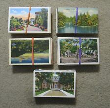 HUGE 500 Vintage POSTCARD Lot -posted & unposted many- linen 3.5X5.5O picture