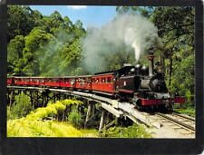 S0628 Australia V Puffing Billy Steam Train prepaid postcard picture