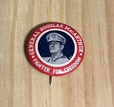 Vintage America's Hero Gen MacArther Pinback/Button 1