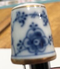 Vintage B & G Thimble Porcelain Blue & White Denmark picture
