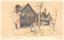 Marjorie C Bates THE BEAR AND BILLET Chester Postcard 8062 picture