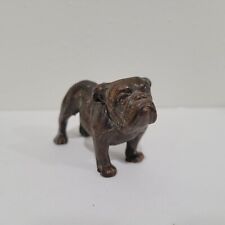 Vintage Cast Bronze English Bull Dog 3