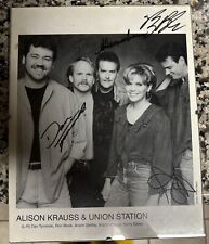 Autographed Alison Krauss & Union Station Vintage Photo Print-8x10 picture