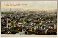 Bird's Eye View from Stand Pipe, Harrisburg, PA Pennsylvania Vintage Postcard picture
