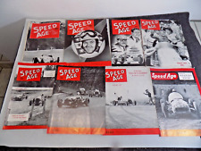 (8) 1950-51 Speed Age Magazines-VG Condition picture